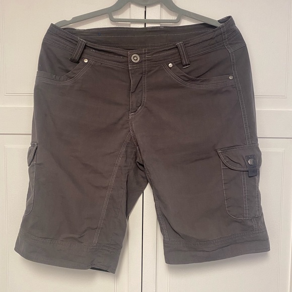 Kuhl hiking shorts gray Sz 8 style 6084 - Picture 1 of 8